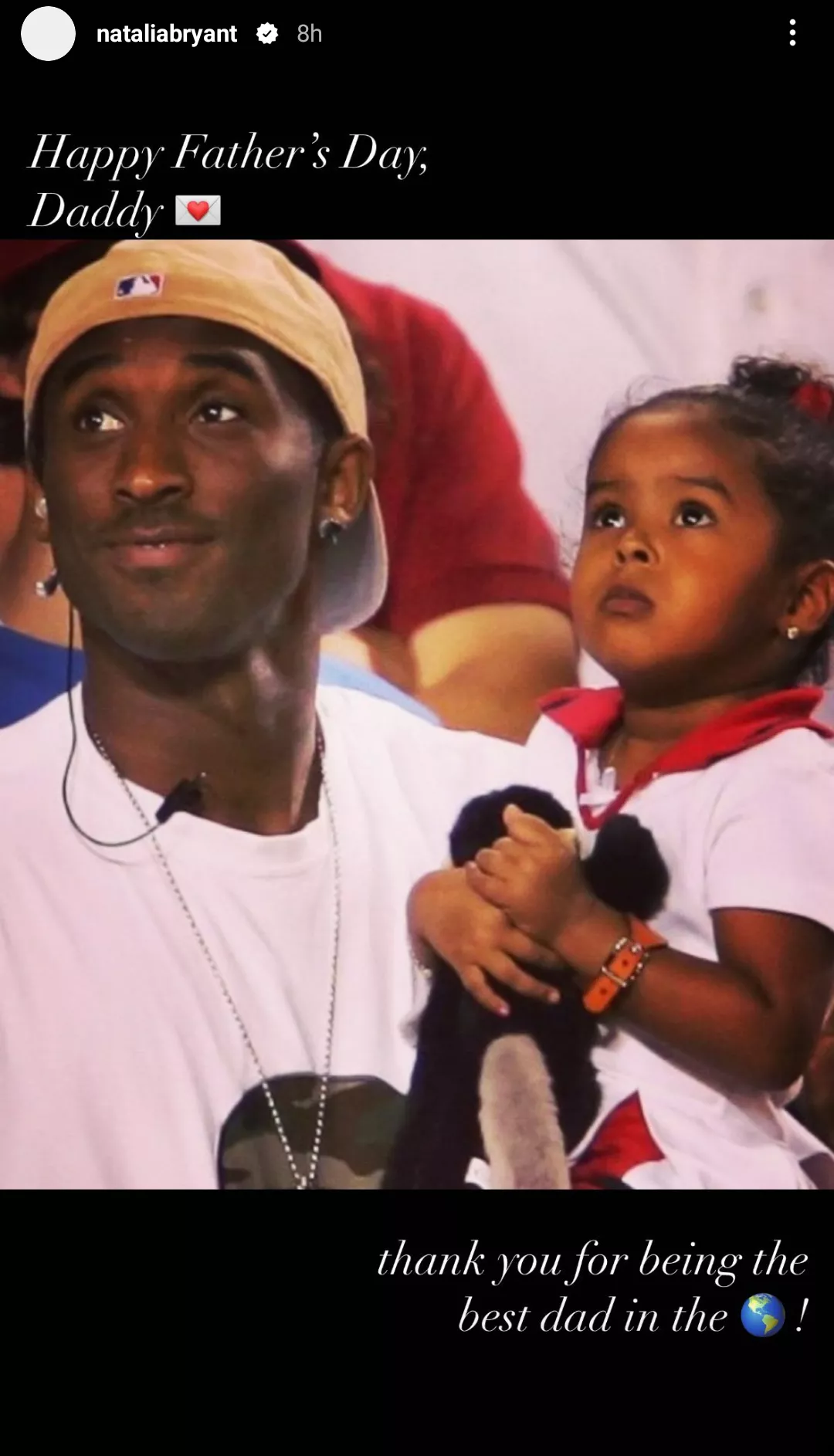 Vanessa Bryant and Daughter Natalia Remember Kobe Bryant as the 'Very Best Girl Daddy' on Father's Day