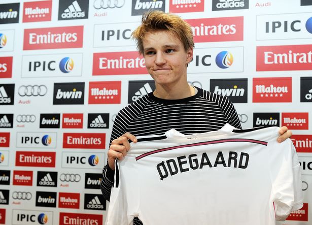 Martin Odegaard est arrivé au Real Madrid le 1er janvier 2015