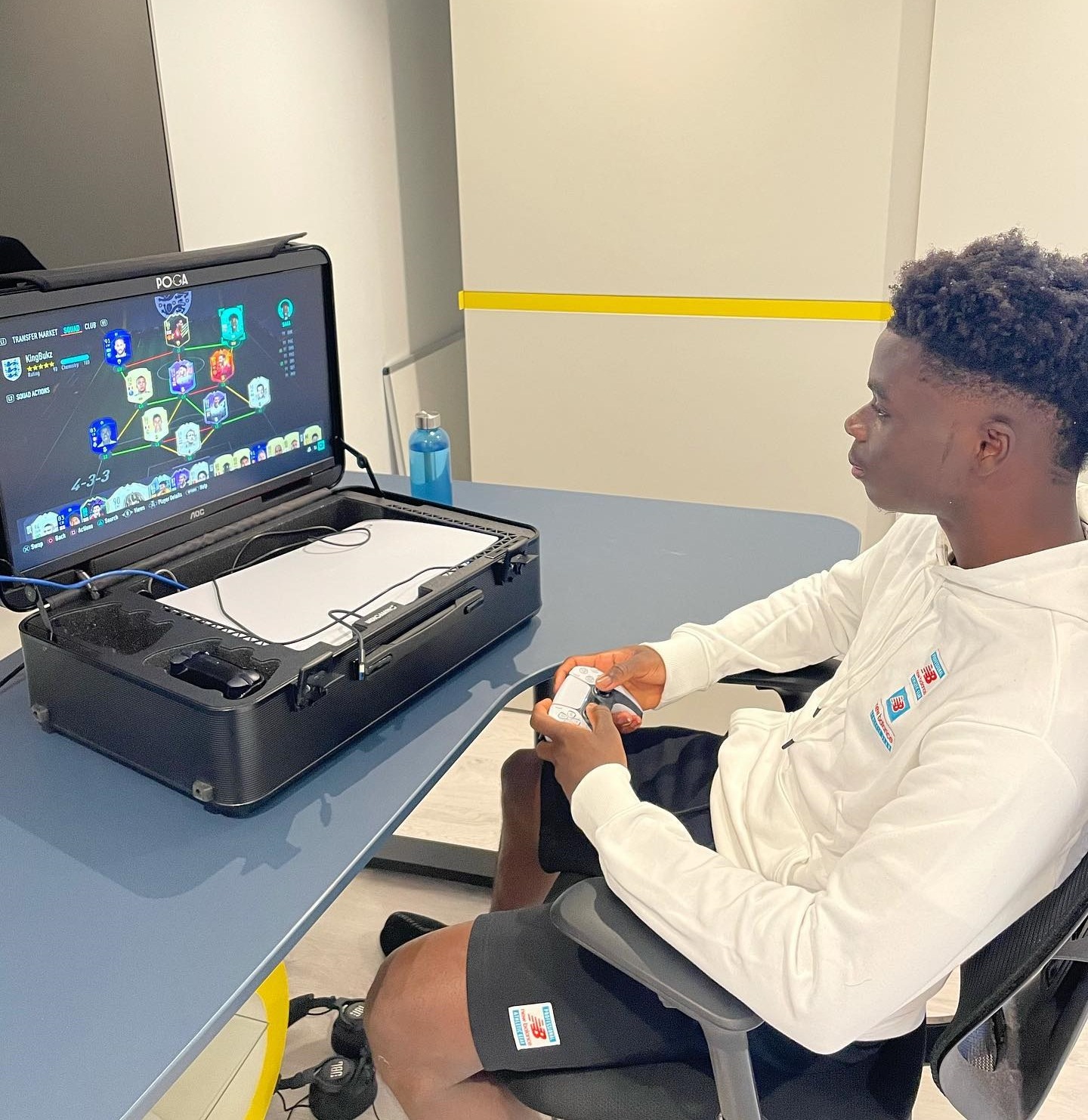 Playing FIFA is Saka's biggest vice