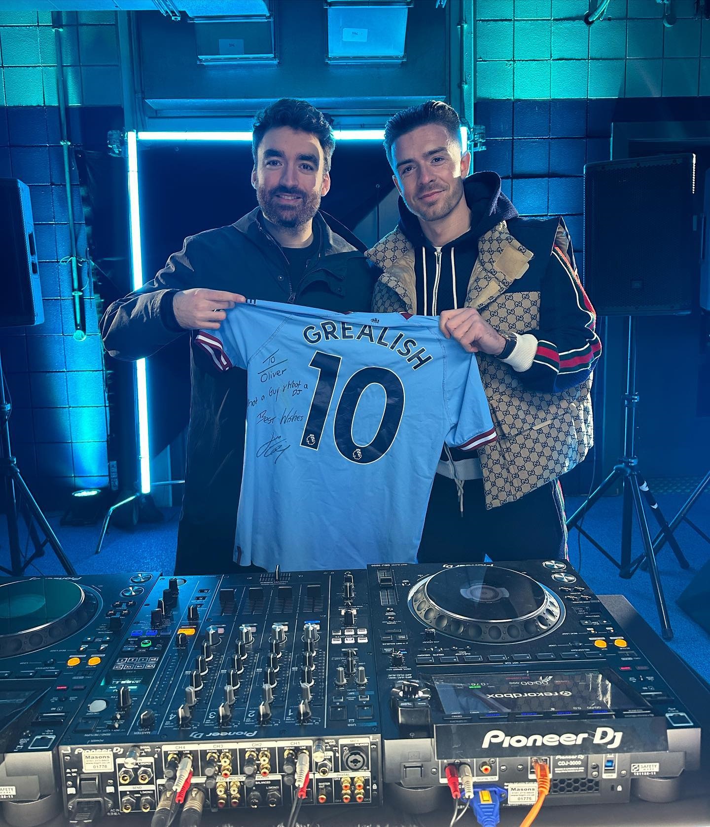 Grealish is currently learning how to DJ