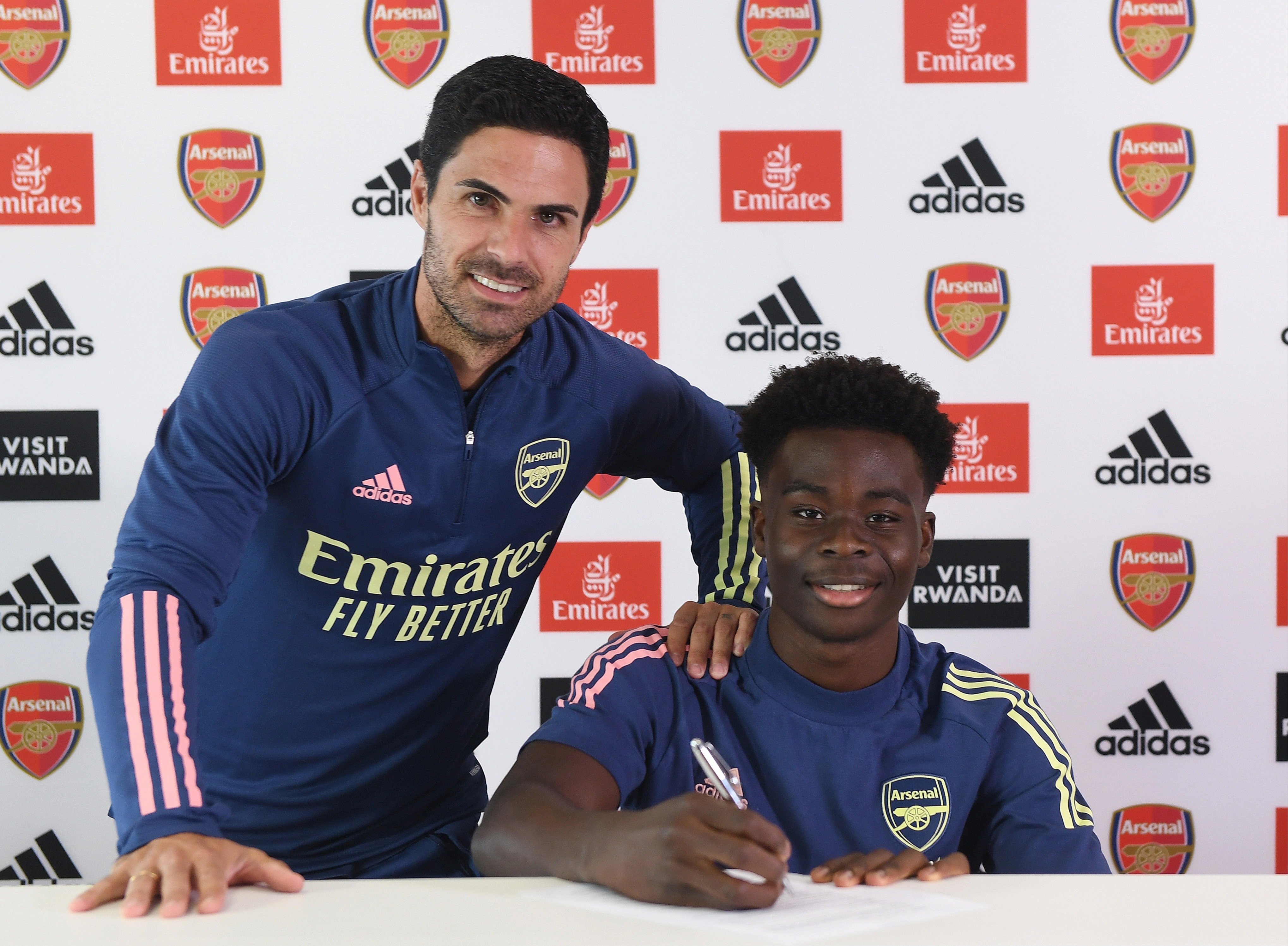 Bukayo Saka signed a £70k-per-week contract extension in 2020 - but is negotiating a new deal